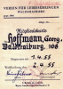 Mitgliedskarte des 1. Mitglieds und Vereinsgründers Mitgliedskarte des 1. Mitglieds und Vereinsgründers