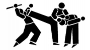 Ju-Jutsu Pictogramm Ju-Jutsu Pictogramm